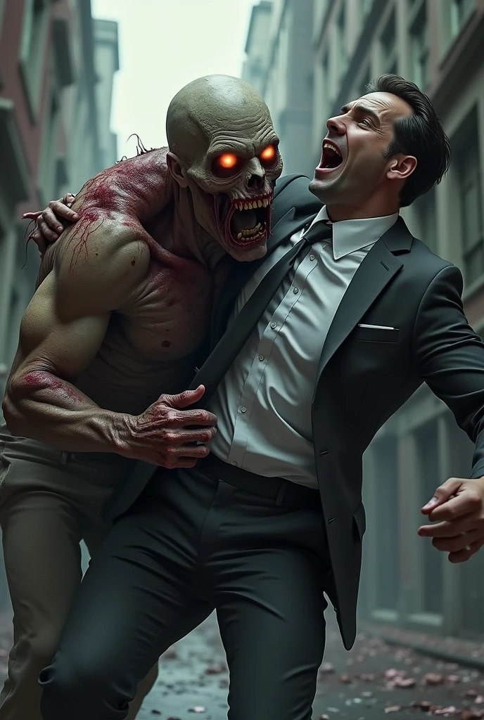 Ugly man with super powers kills rich man