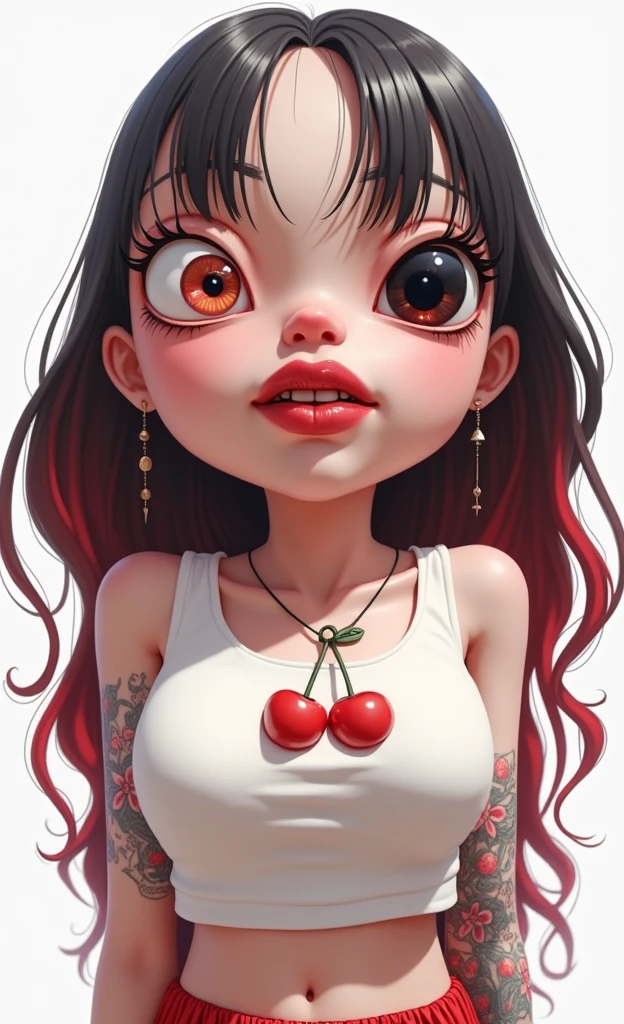 (a clown woman)