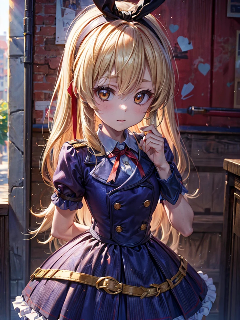 (masterpiece, best quality, highly detailed, ultra detailed, high resolution, absurdres, 4K, 8K:1.2), 
BREAK,shimakaze uniform, s GIRL,Blonde_HAIR,(RED Ribbon on HAIRband:1.2)