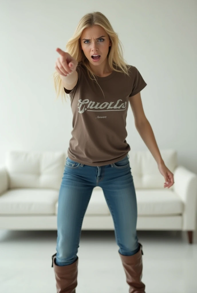 brown eyes<lora:Louise_Redknapp:1> 40 year old woman, l1873r, 1girl, solo, masterpiece, best quality, detailed face, ivory black tshirt, garage, leaning on a workbench