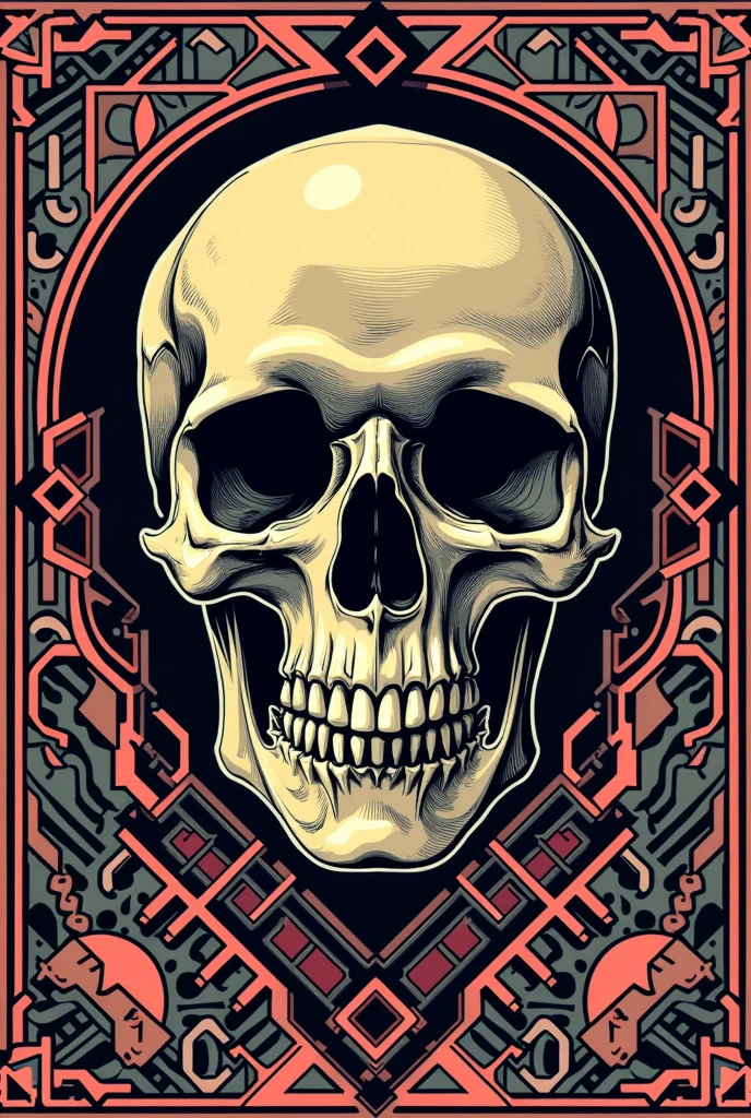 Logo for a technology company called Egghead pirate flag with a skull and electrical parts on the back
