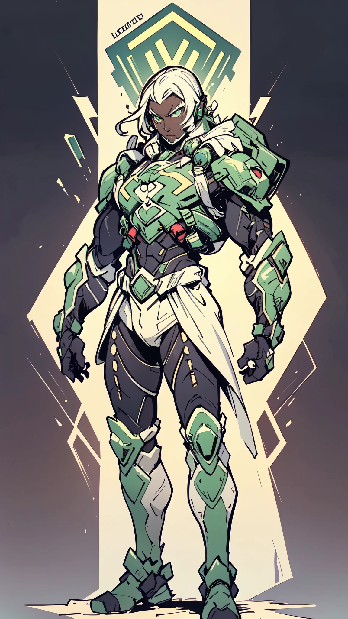 (masterpiece:1.5, best quality:1.5, extremely delicate:1.5), ((male:1.5)), a man wearing a full-face helmet, green eyes, fantasy-style high-tech biomimetic armored combat suit, (a composite layered chest armor), the design balances heavy with agility, fully enclosed shoulder guards, matching arm and leg guards, a belt of gemstone, (the color scheme is primarily White with Scarlet and Green accents, Organic Biotech, Concept Inspired by Superman, glowing eyes, armor glows, stand of a futuristic sci-fi city), this character embodies a finely crafted fantasy-style armored hero in anime style, exquisite and mature art style, metallic, high definition, highres, ultra-detailed, ultra-fine painting, professional, perfect body proportions, golden ratio, anatomically correct, symmetrical face, extremely detailed eyes and face, high quality eyes, creativity, RAW photo, UHD, 32k, Natural light, cinematic lighting, masterpiece-anatomy-perfect