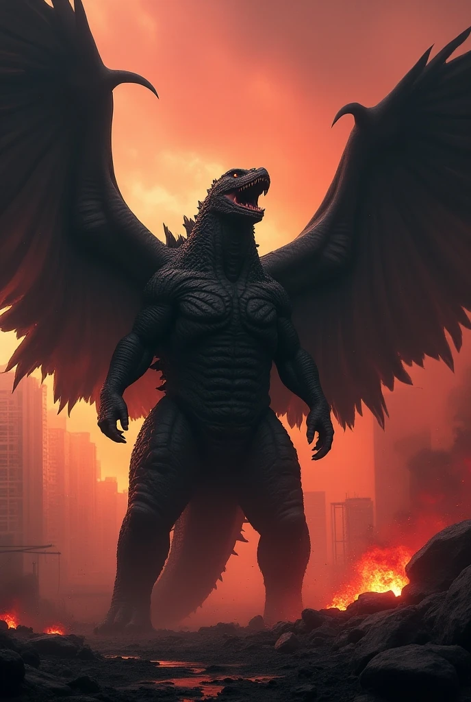 Lucifer mix Godzilla