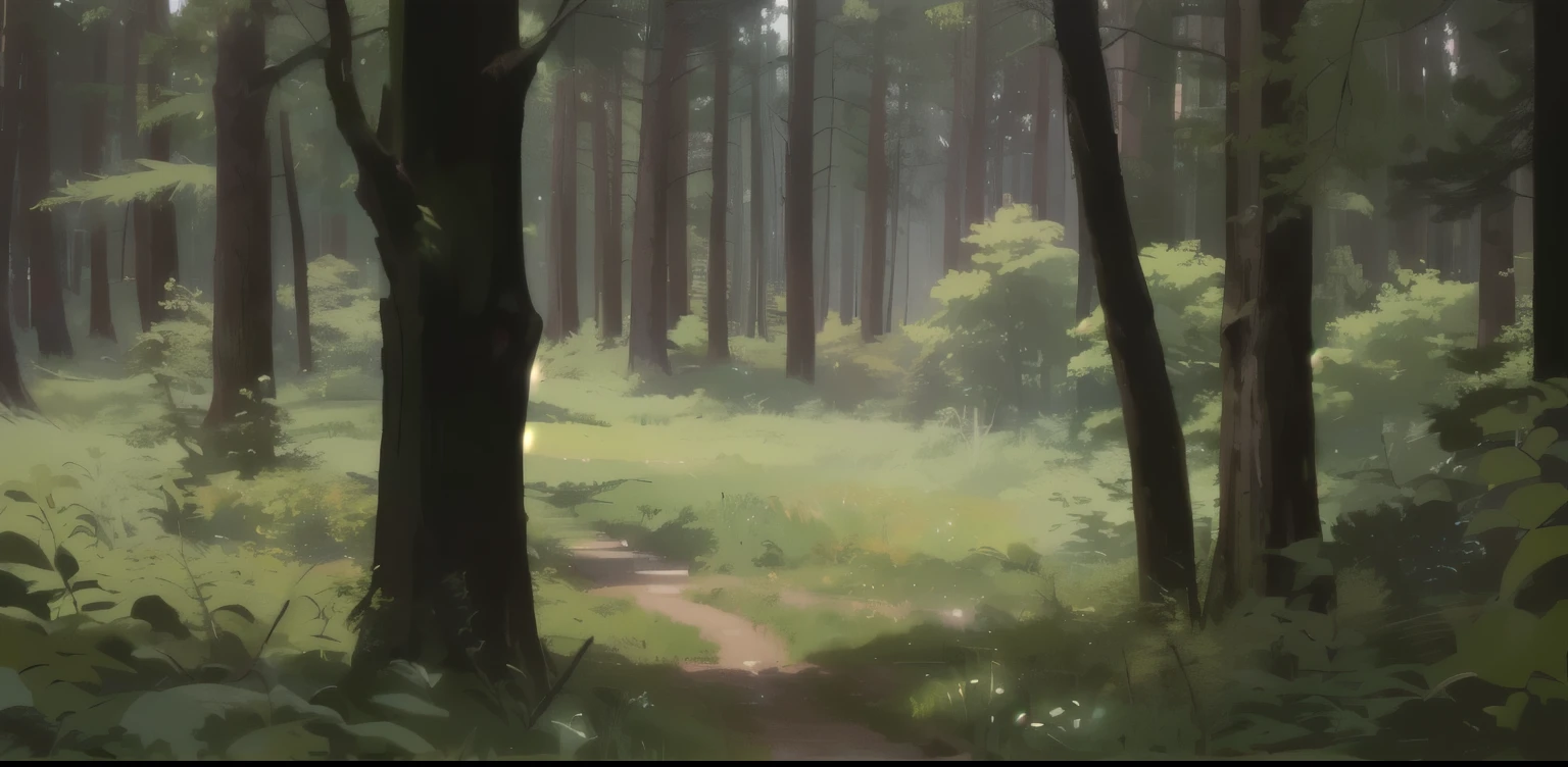  Digital painting inspired by. Digital painting inspired by the picture ,  with a path in the middle of a forest , Anime Rush Zone 8K Woods, Background picture, Forest clearing,  Environmental Picture , Forest painting  우아한,   Flare Lighting Lens  , Environmental Design Illustration, Forest clearing landscape, Forest Setting , Forest painting ,  Environmental Art , anime Background picture,  Environmental and Concept Art , Outside the forest , Dense forest,  Detailed Forest 