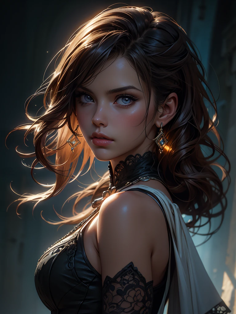 Foto de retrato de rosto completo de menina europeia de 25 anos, ....RAW, mulher bonita, semi-open strawberry lip, covinhas, wistful expression, (brown hair with extra long wavy), ((rosto detalhado)), ((detailedfacialfeatures)), (pele fina detalhada), pale skinned, ambiente de megacidade cyberpunk, (cor fria), humid, humid, reflexo, (masterpieceShot com Canon EOS R5 (detalhe) (Fotos realistas) (detalhes detalhados) mola a 50mm | | |, F/2.8,  HDR, (8k) (papel de parede) (cinematic lighthing) (lighting dramatic) (foco nítido) (complexo), fotografia ....RAW, fotografia ....RAW, fotografia gigachade, camera pose, jeans preto, back arm, 8k UHD, DSLR, de alta qualidade, grain movie, Fujifilm XT3, Film Stock Photo 4 Kodak Portra 400 Camera F1.6 Rich Colors Lenses Ultrarealistic Textures Dramatic Lighting Unreal Engine Art Station Trends Cinestill 4B8r3B4p7yhRXuBWLqsQ546WR43cqQwrbXMDFnBi6vSJBeiF8tPW85a7r7DM961Jvk4hdryZoByEp8GC8HzsqJpRN4FxGM9mess, Muscles, Veias Estouradas, Contas, (( portanto & roxo vestido sexy)), (rabo de cavalo, 1 capacete grande),