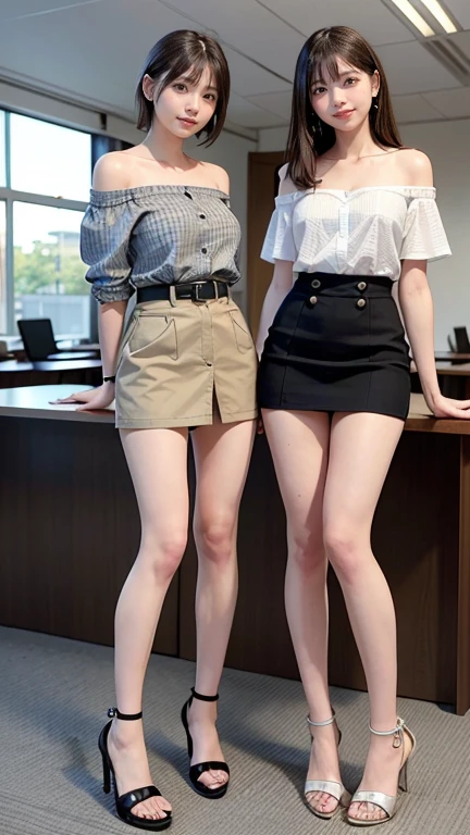 Japan High School Girl Uniform Polo Shirt Skirt E Cup