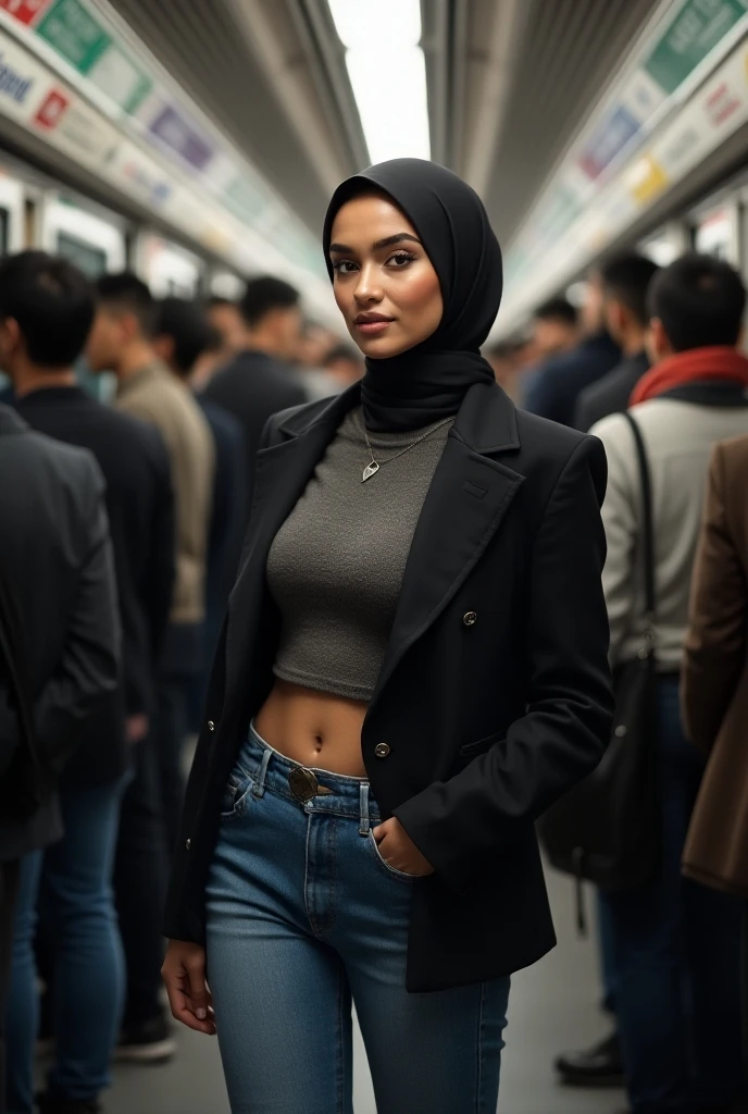 Tight Muslim clothes, tight clothes that show breasts