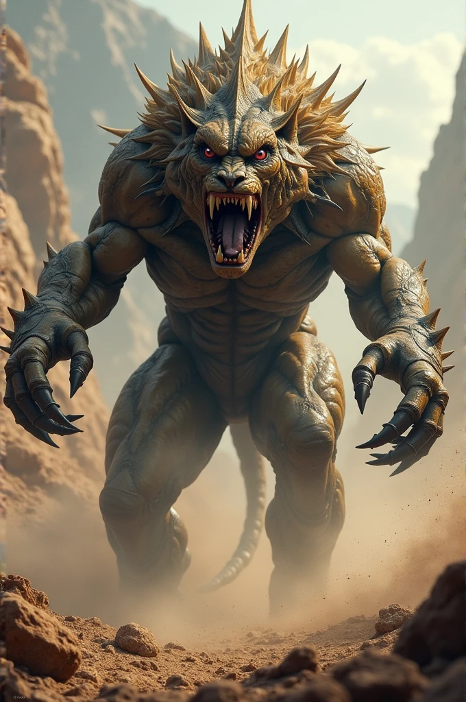 beastman, Sticking out tongue, Cosmic, Eyes are symbols, Simple Background, Back view, turn around,space,Realistic,Cinematic