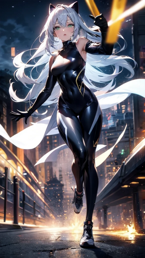 masterpiece, Highest quality, Observe the audience, length Hair, Fresh, (Wavy Hair:0.7),
White Theme, ((((Grey Ruins,)))),Human whole body,naked,Front view,Side view,Top View,blue eyes,Bright Eyes,length, Pure white straight hair、軽いsmile,Ultra-high resolution,Accurate,Very detailed,Awards,Attention to detail,Highest quality,8K、全naked、Doomsday of the World、Black Dragon、Sexy beauty、Big Breasts、Very detailedな顔、dance、(((anger,smile)))、(Sexy high leg swimsuit)、(Top View、Panoramic View)、Venom Suit