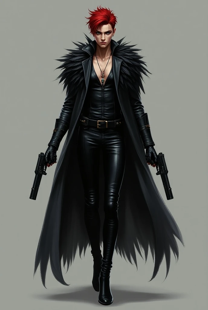 "Complete artwork masterpiece, high quality, ultra detailed in 4k, 8k, high resolution, hyper-realistic photo, hyper-detailed, realistic skin texture, amazing shadows, highly detailed background, extremely detailed texture, perfect lighting, high-level image quality. ((A female street samurai from a cyberpunk Future, Black jacket, inspired by shadowrun, fair skin, full body pic, long black hair, brown eyes, defined face, small breasts)), choker, use woman from reference picture as role model, city at night, night lights