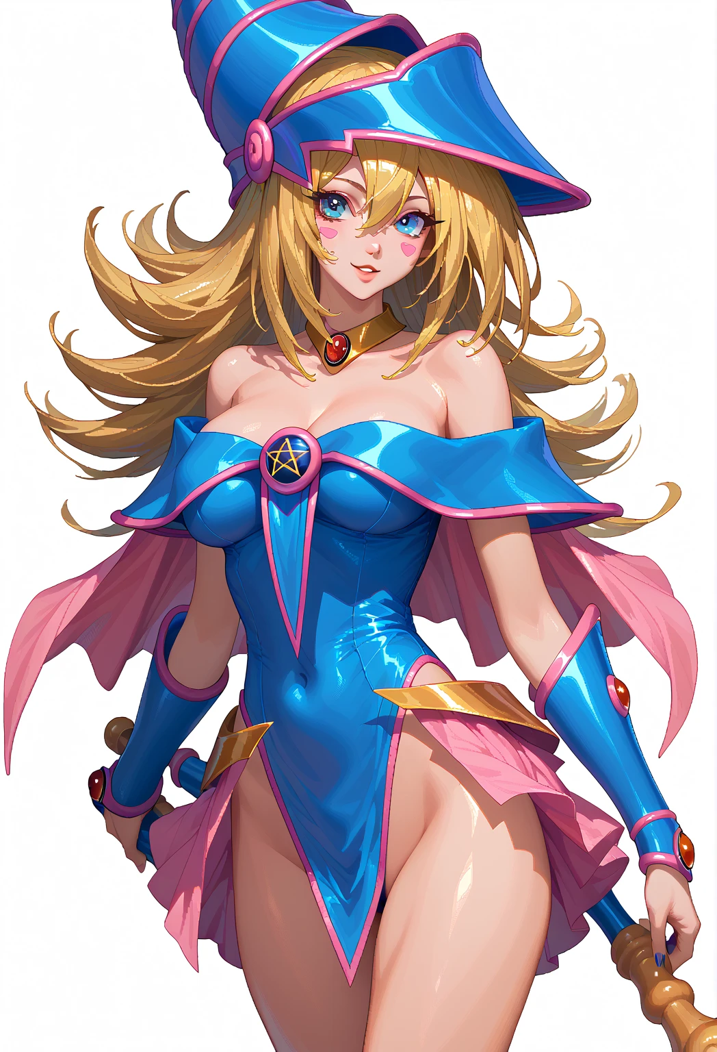  Dark Magician Girl ( The black magician girl ) - Yu-Gi-Oh!  ! Duel Monsters , sexy、 pixel art 