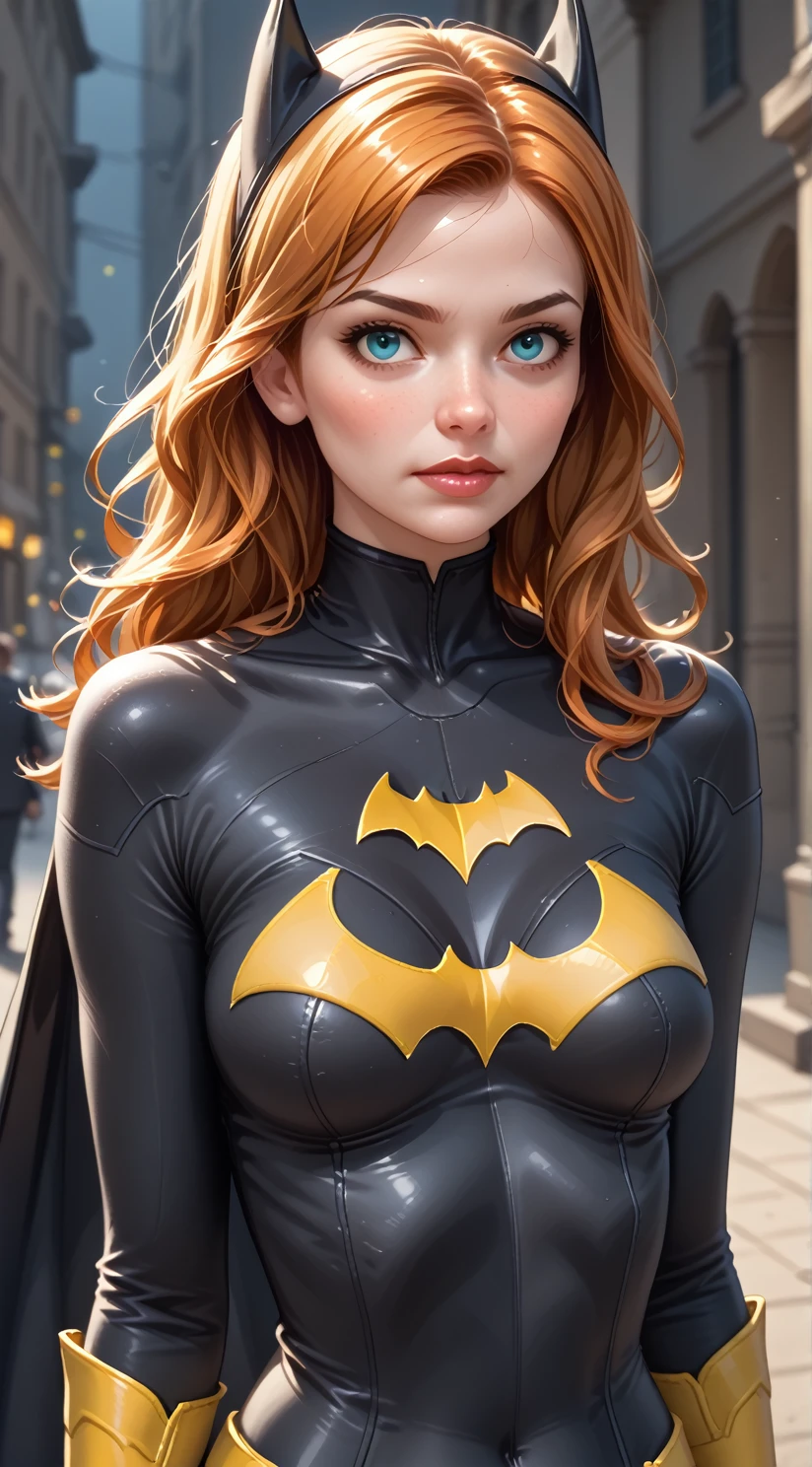  ( close-up of a woman in a Batman costume, posing for a picture),  character portrait by artgerm, Winner of the Artstation competition, fantasy art, extremely detailed artgerm ,  anigerl batman , Artgerm Style, artgerm Greg rutkowski _ Greg, in the Artgerm Style, Artgerm Comic, batgirl, artgerm style