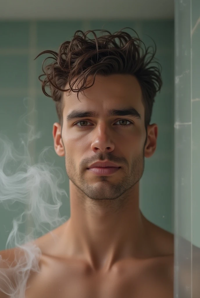 change background, handsome boy and , Reali Stic Face, 8K, ultra realistic,