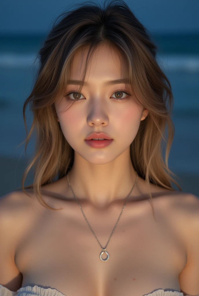 hazy light and shadow, aestheticism, melancholic film, (cloudy), 1 girl, unkempt blonde hair, emotional depth, Covering a naked body with an old, torn blanket、Muddy and collapsed in the middle of the field、Sadness face, Skin full of abrasions、Realistic dirty skin texture