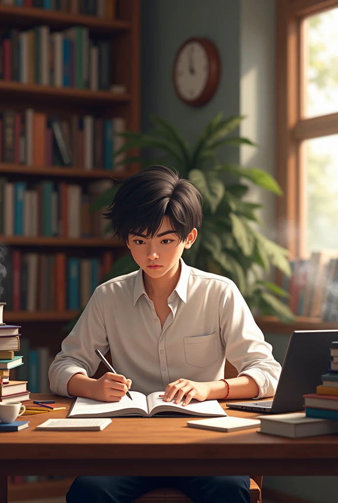 Make a 20 year old student image full body