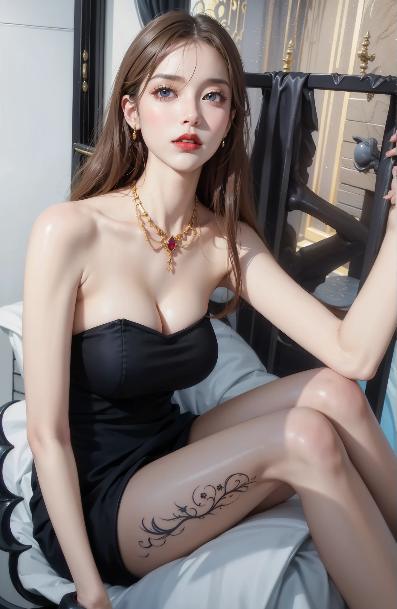 ((best quality)), ((masterpiece)), (detailed:1.4), 3d, Image of a beautiful cyberpunk woman,Human Development Report (High Dynamic Range),Ray Tracing,nvidia RTX,Super Resolution,Unreal 5,Subsurface scattering,PBR Textures,Post-Processing,Anisotropic filtering,Depth of Field,Maximum clarity and sharpness,Multi-layered textures,Albedo and Specular Maps,Surface Shading,Accurate simulation of the interaction between light and material,Perfect proportion,Octane Rendering,Two-color lighting,Large aperture,Low ISO,White Balance,Rule of Thirds,8K Native,Smiling