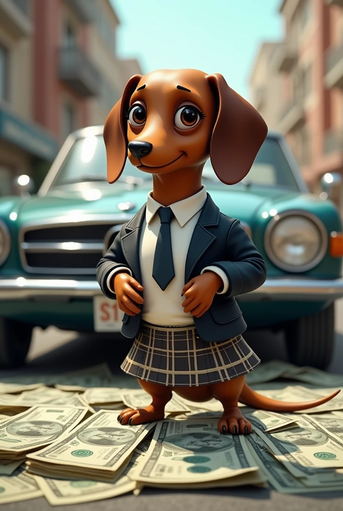 A dog
