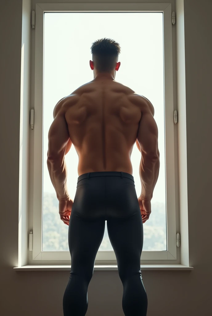 NSFW,not safe,He's outside, more sun light, muscular male bodybuilder, turned his ass to the camera, extremely detailed,ultra-detailed,4k,8k,highres,masterpiece:1.2,realistic,photorealistic,photo-realistic:1.37,HDR,UHD,studio lighting,ultra-fine painting,sharp focus,physically-based rendering,extreme detail description,professional,vivid colors,bokeh,muscular body,ripped abs,detailed veins,flexing muscles,dramatic lighting,dramatic pose,athletic,powerful,masculine,dramatic shadows,gritty,cinematic,moody,dark,chiaroscuro, hose in ass, he squeezed his ass, he's ass big and fat,nsfw, more light on he's ass, weight gain +5