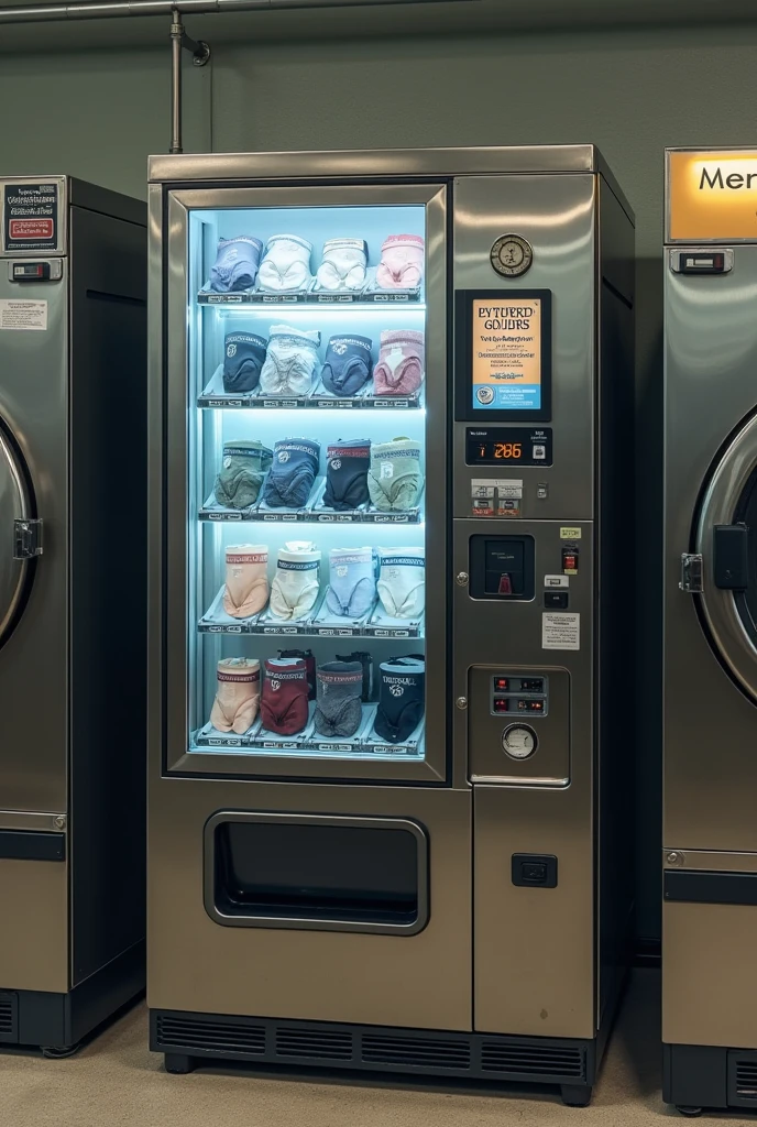 Automatic machine that sells underwear