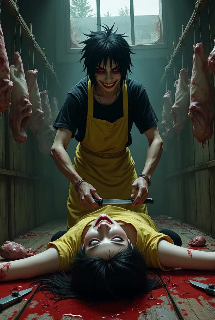 On all fours 、Vampire、Halloween、Sex in a Western-style building、Frankenstein、Bat、Pumpkin、Both eyes open、Hardcore、Nipples、Deepthroat、Blowjob、Big dick、Pussy、Covered in semen、Girl、Girl、Short、Younger、Lower school year、Baby Face、flat chest、looks fun、smile、Dynamic Angle、masterpiece、best quality、ultra-detail、Clothing、Open clothes、witch、zombie、吸Blood鬼、clown、Prisoner、Police、Sister、Blood、Sweat、night
