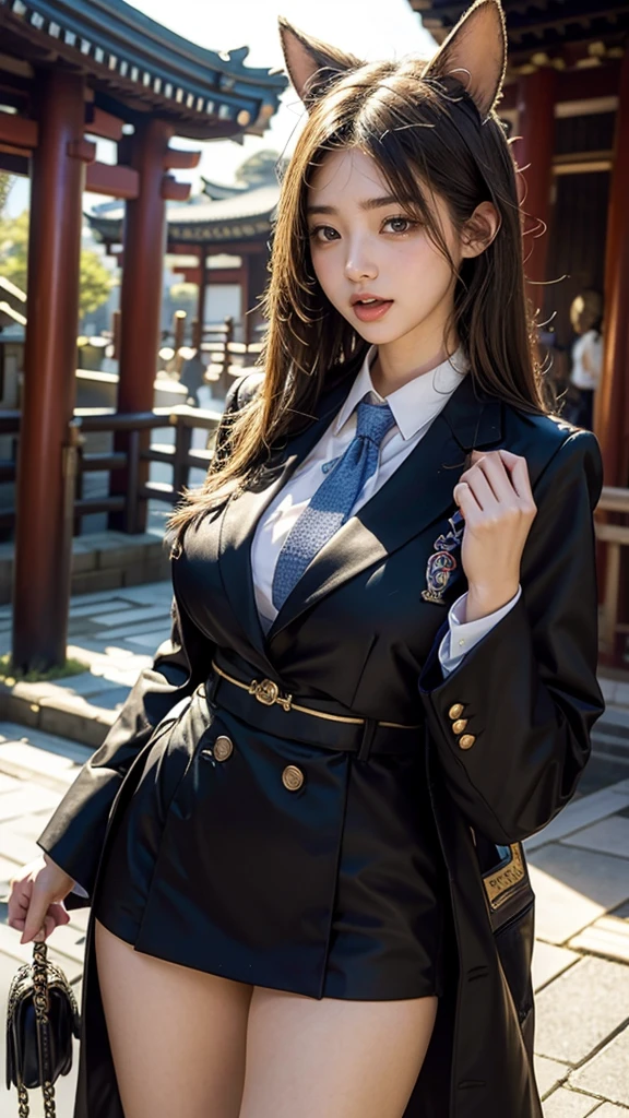 Super detailed、Japanese、charming beauty、seductive adult woman、Beautiful woman、sharp eyes、cool girl、wavy hair、flowing bangs、suit、Jacket、blouse、Tight Skirt、pantyhose、beautiful feet、evilの幹部、evil depravity、brainwashing、Mind control、lipstick、grin、evilな表情、evil、empty eyes、evil、church at night、vampire、Succubus、vampire、Possessed and turned black