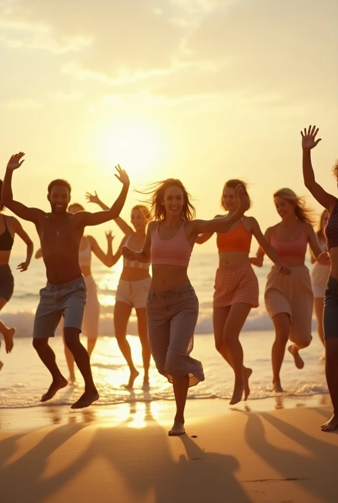 Peoples are dance with beach youtube thumbnail size 