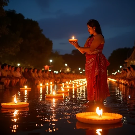 Flooded Bangladeshi nights where no light without the light of candle in every home