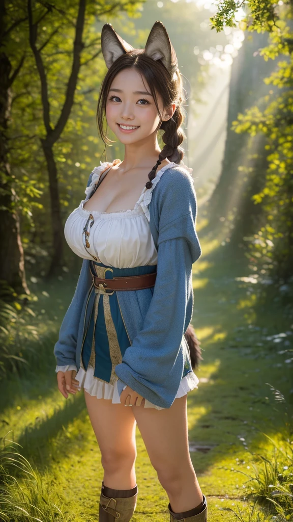 (masterpiece:1.2), best quality, High resolution, unity 8k wallpaper, (illustration:0.8), (beautiful detailed face:1.2, beautiful detailed eyes:1.1), perfect lighting, extremely detailed CG, (perfect hands, perfect anatomy), nilou_a, red long twin tails, low twin tails, nilou (Genshin Impact) costume, , cowboy shot, beautiful and charming lady naked, blue eyes, deitada no chão.