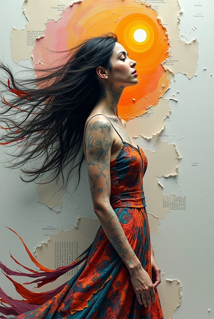 official art, unity 8k wallpaper, ultra detailed, beautiful and aesthetic, masterpiece, best quality, (zentangle, mandala, tangle, entangle), (fractal art:1.3) , 1girl, extremely detailed, dynamic angle, cowboyshot, the most beautiful form of chaos, elegant, a brutalist designed, vivid colours, romanticism, by james jean, roby dwi antono, ross tran, francis bacon, michal mraz, adrian ghenie, petra cortright, gerhard richter, takato yamamoto, ashley wood, atmospheric, ??????? of musical notes, streaming musical notes visible
