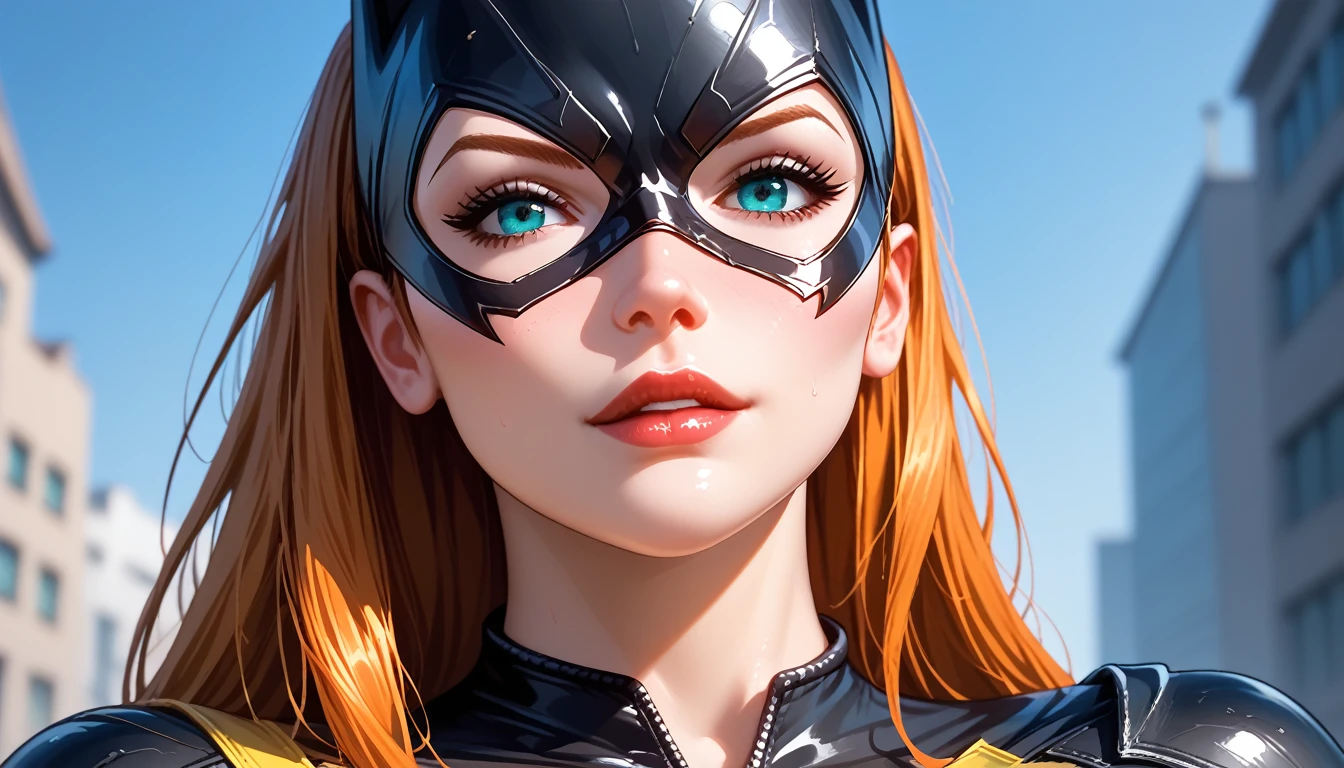  ( close-up of a woman in a Batman costume, posing for a picture),  character portrait by artgerm, Winner of the Artstation competition, fantasy art, extremely detailed Artgerm,  anigerl batman , Artgerm Style, artgerm Greg rutkowski _ Greg, in the Artgerm Style, Artgerm Comic, batgirl, artgerm style