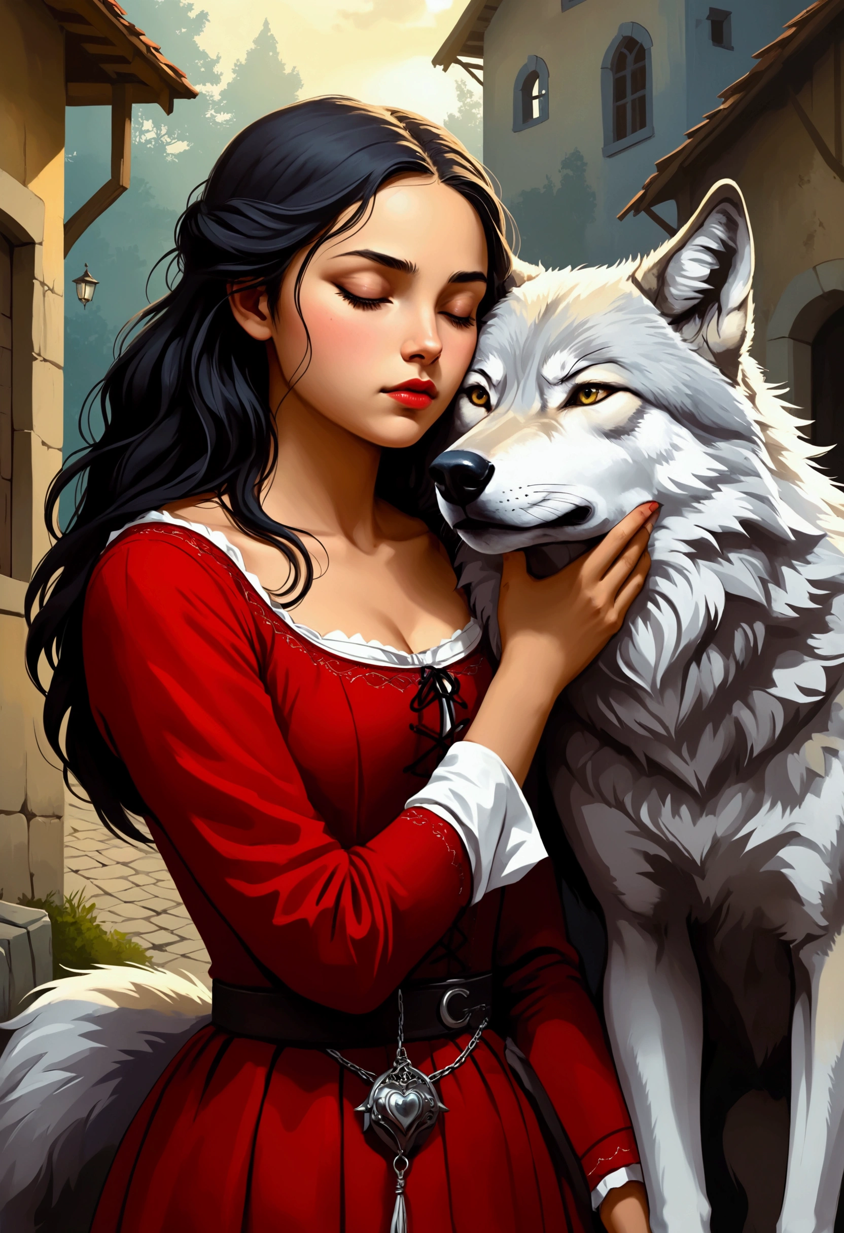 Mona a beautiful young lady so much attached to a wolf, as a friend, the wolf always tells her when a problem is about to start in the town, on day, she was deep asleep as the came to carry them away for slavery, on their way the wolf came as a human being to help her