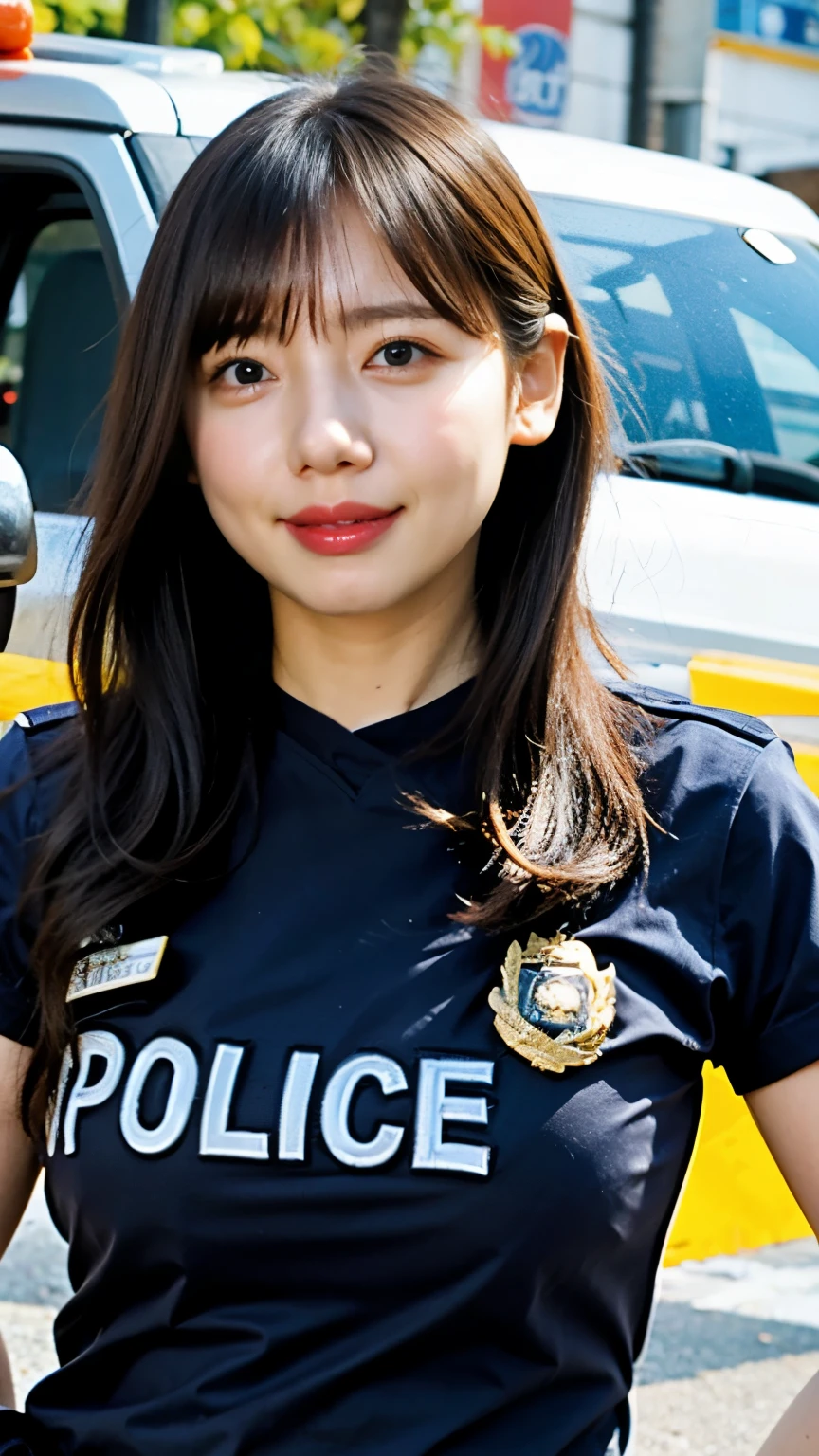 Big Breasts　Female police officer