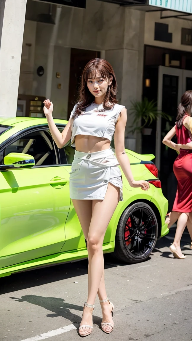 (solo), (a detailed full body RAW photo of a girl), (masterpiece:1.0), (best quality:1.4), (ultra highres:1.2), (photorealistic:1.4), 8k resolution, Canon EOS R5, 50mm, absurdres, ultra detailed, (18yo), sharp focus, cinematic lighting, detailed beautiful face, (((indian girl))), (heavy makeup:1.2), petite figure, detailed skin texture, pale skin, big breasts, (fit body:1.3), thigh gap, detailed random hair, 25 year old indian beautiful girl, beautiful face, beautiful body, smiling, (random colour printed cheongsam:1.3), realistic glistening skin, dynamic pose, highly detailed, hyper realistic, uhd, sharp, (Street Market in background:1.2), shot from below, thighs, curvy, feminine curves, full body photo, looking at the viewer