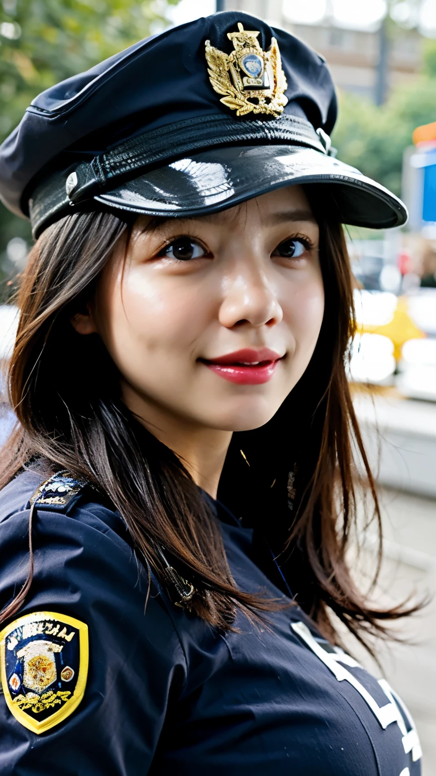 Big Breasts　Female police officer