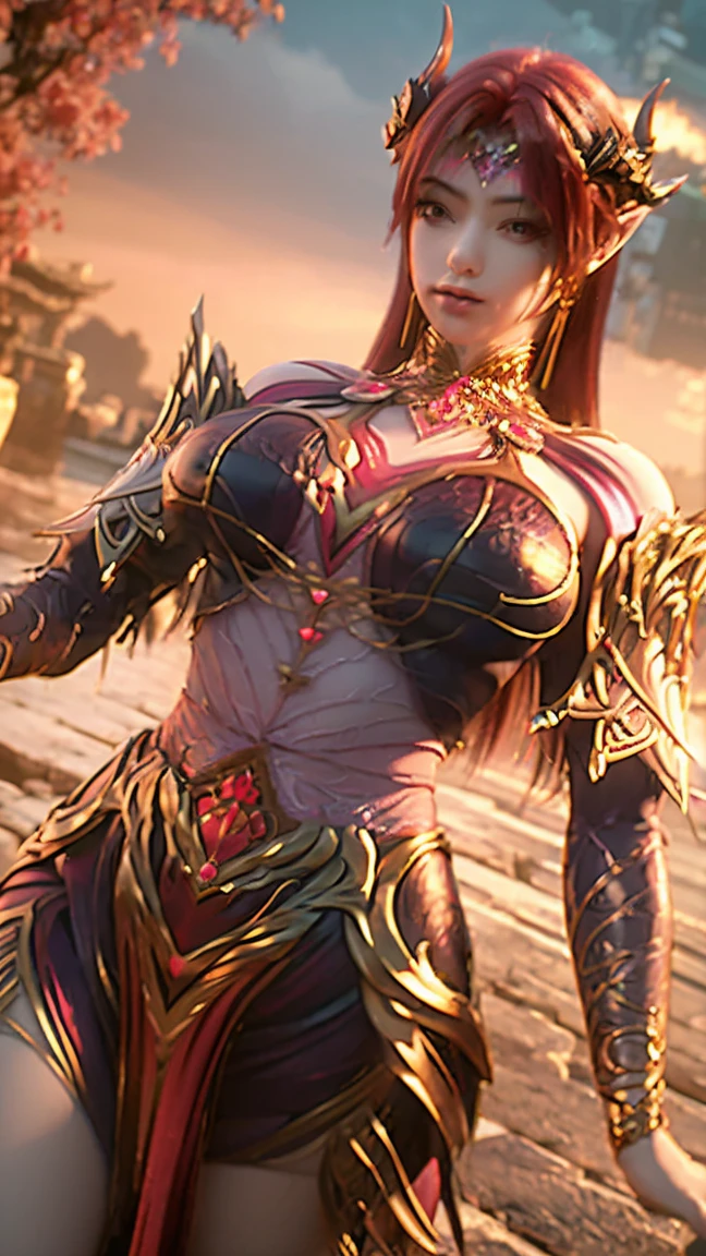 (8k, RAW photo, best quality, masterpiece: 1.2), (realistic, photorealistic: 1.37), 1 girl, Japan, 40s,, cityscape, night, professional lighting, photon mapping, radiosity, ripped, big, bright red see-through and very small bra, tip sticking out, areola protruding, pubic shape clearly visible, gal , Lots of lashes, lame eyelids, bright red lips, black heels, pubic hair, bristles on the lower abdomen, slender, crotch open, are big and seem to spill out of the bra,smile