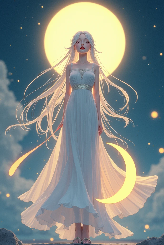 {{Makoto Shinkai styled anime}}, adult woman, transforming into Evangelion inspired mecha, fly me to the moon, {{beautiful intricate triadic antique white colour hair}}, beautiful eyes, evil and cute, Burgundy red hoodie, mega robotic angel and devil wing, beautiful leg, full body, rich in details, luminism, masterpiece, three dimensional effect, 3d render, octane render, {{mix of bold dark lines and loose lines}}, Isometric, awesome full color, {{ultra detailed face}}, {{rule of third}}, 8k resolution,neon lighting