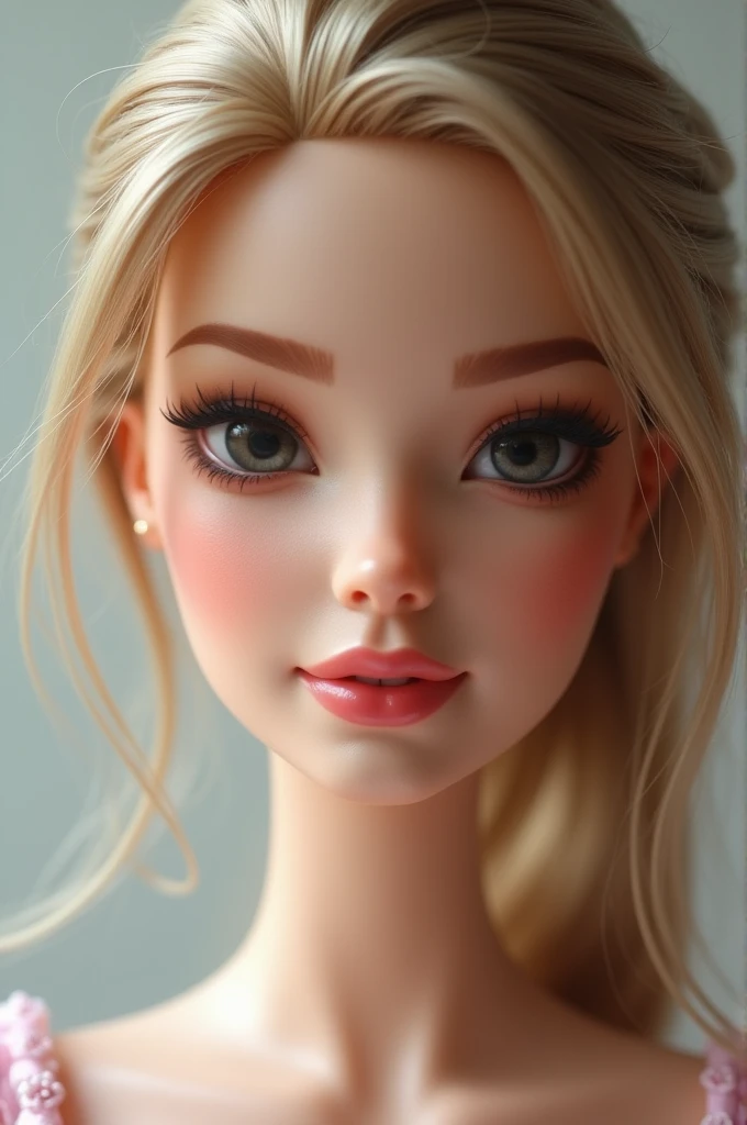 twin braids,Sexy eyes,,1Barbie doll excitement,Large and sagging breasts,Wet (((White liquid))), naked, topless, WEt skin, füll bimbo lips, Fake lips