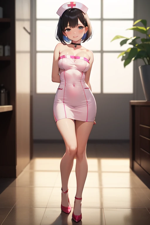Little big breasts柄\（BodyProportions\），Ball head，Cute girls，(Keep one's mouth shut:1.3)，coser，white stockings，Bob has short hair，underdressing，pantiess，Hotel，A girl sits on the toilet，remove the panties，Medium chest，Expose the upper part of the chest，Wear a bathrobe，cheerfulness，show off breasts，Be red in the face，The girl shed tears，There is a cucumber in his hand，quadratic element，anime big breast