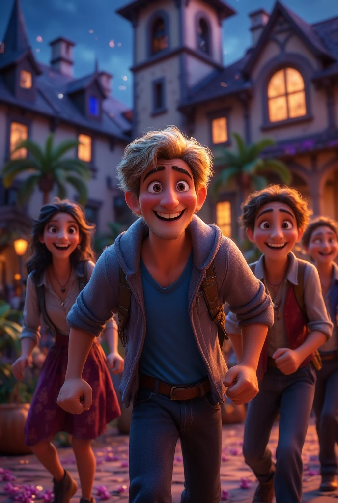 Image of a boy for a story in a YouTube video in Pixar format, He's the little allabester, He's the class leader, He's outgoing, Playful and gets up for a lot of things