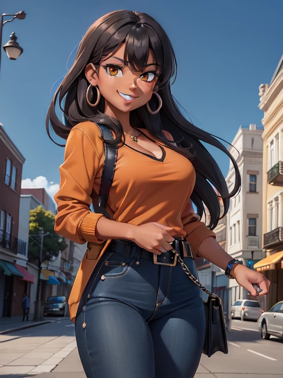 connie maheswaran age 25, ( extremely detailed CG, Mahagony-skinned female with dark Reddish-brown skin, black eyes, and phoenix back tattoo, wearing a full-body open back leotard, mini shorts with stars on the back pockets and a baret holding her black hair tight dragonbraid. strong , well-built, Perfect hourglass physique, amazing skin, strong oblong-shaped face, narrow convex hooked nose. strong, toned, wide heart hips,, biting lips enticingly, catching your eye, waving you closer to her). +( overlooking a coastal city with hands in her pockets,looking over her shoulder ,playful bottom hit) :+(view from behind, hd illustration, extreme long shot, rendered in Unreal Engine 5, hyper-realistic, , 128k, ultra - HD, intricate detail, super - res, webcomic animation, ink art, full-length portrait, wide-body shot, alluring aura and stare , ink art,Black ink,tattoo design outline, Lineart, brush art ,thin line animation, ultra-HD masterpiece, highest quality, highly detailed facial expressions,realistic expression, perfect piece, perfect prompt ,full length, best quality, intricately accurate facial and physical structure, intricately realistic expression and emotion, accurate colored complexion, accurate body anatomy, intricate bodypaint, complex hairstyles, intricate character detail, intricately expressive, intricate color design, complex emotions,)