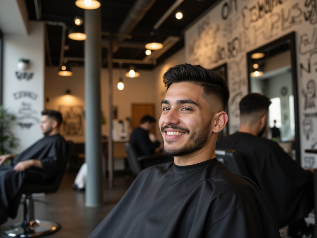 "Discover the ultimate barbershop experience! Venha nos visitar na Rua Quirino de Andrade, 137, next to the Anhangabaú subway. Nossa barbearia combina estilo, professionalism and a welcoming environment to provide you with an impeccable haircut and beard. Our talented barbers are ready to transform your look and make it look amazing. In addition to haircuts and beards, We offer a wide range of services, como tratamentos capilares, massagens relaxantes e cuidados para a pele. Aqui, You will receive personalized attention and high quality services. Enjoy the convenience of our strategic location, next to the Anhangabaú subway. Venha relaxar e desfrutar de um momento exclusivo para cuidar de si mesmo. Our team is looking forward to welcoming you! Don't waste time, schedule your appointment today by calling (Enter the barbershop phone number) ou visite nosso site em (Enter the website address). Follow us on social networks to stay on top of news and special promotions. Welcome to our barbershop, onde estilo, Care and satisfaction meet. We are waiting for you!"