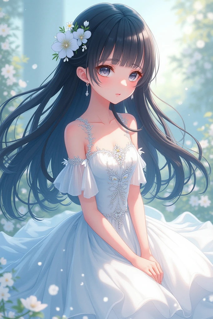 In the heart of a quiet and calm setting, bathed in melancholic lighting, sits a 1 girl, masterpiece of best quality, with every detail meticulously crafted. The ultra-photorealistic image portrays a JinxLol character (1.2), her realistic skin glowing in the muted light. Her slender figure lies on the lush grass, surrounded by the beauty of a garden in full bloom. Tree shadows dance around her, and the gentle wind causes her tulle skirt to flutter gracefully.
Her long legs are slightly parted, revealing a hint of her delicate skin, and the charm of her blush-kiss