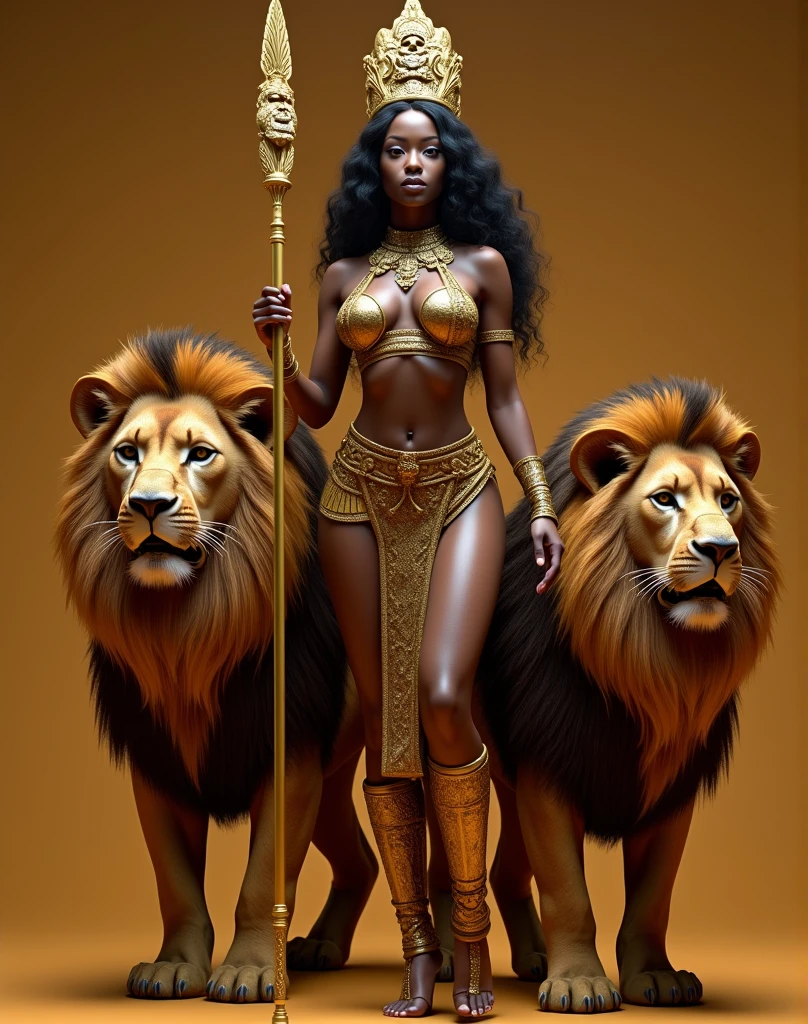 ultra-detailed, high ((best quality)), ((art)), majestic and intricately detailed smooth oil painting (beautiful woman,Nigerian, muscular body, full body afro tattoos, graceful,sensuality, orgasm, eroticism, 1 arena fighting with a lion, refined and elegant, cubism style, Salvador Dali style -ar 9:16 - v6