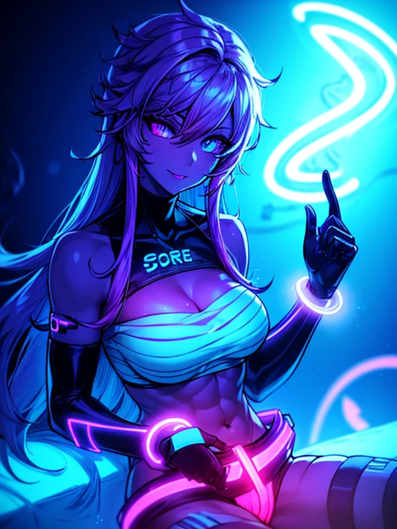 (score_9_above, score_8_above), score_7_above, 1 , glowing neon sperm, masturbate,bright neon lipstick, bright neon eyeshadow, purple, blue