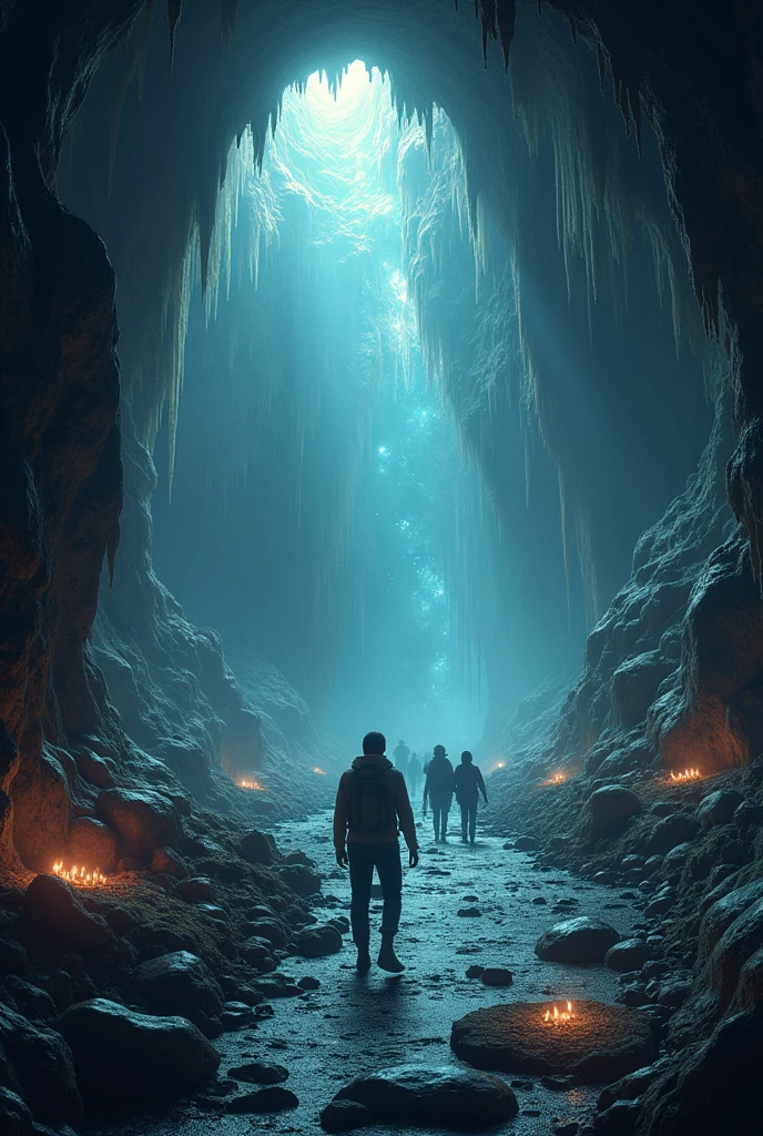 When crossing, They were transported to a realm where time and space were distorted.. Over there, Each one faced his own fears and desires reflected in the shadows. Only by accepting these truths did they manage to reunite and restore balance to the Threshold..