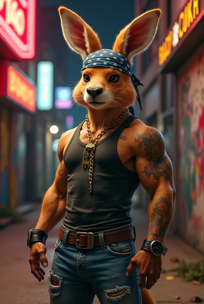 Masterpiece, (ultradetailed), (Animal anthropomorphism), gangster theme, monkey, jacket,red hair. riding a motorcycle in dim lighting, tattoos, machine gun, smoke, shadows, corrupt cityscape, highest quality, solo focus, (skimpy:1.04), muscular man, full body, intricate (high detail:1.1)