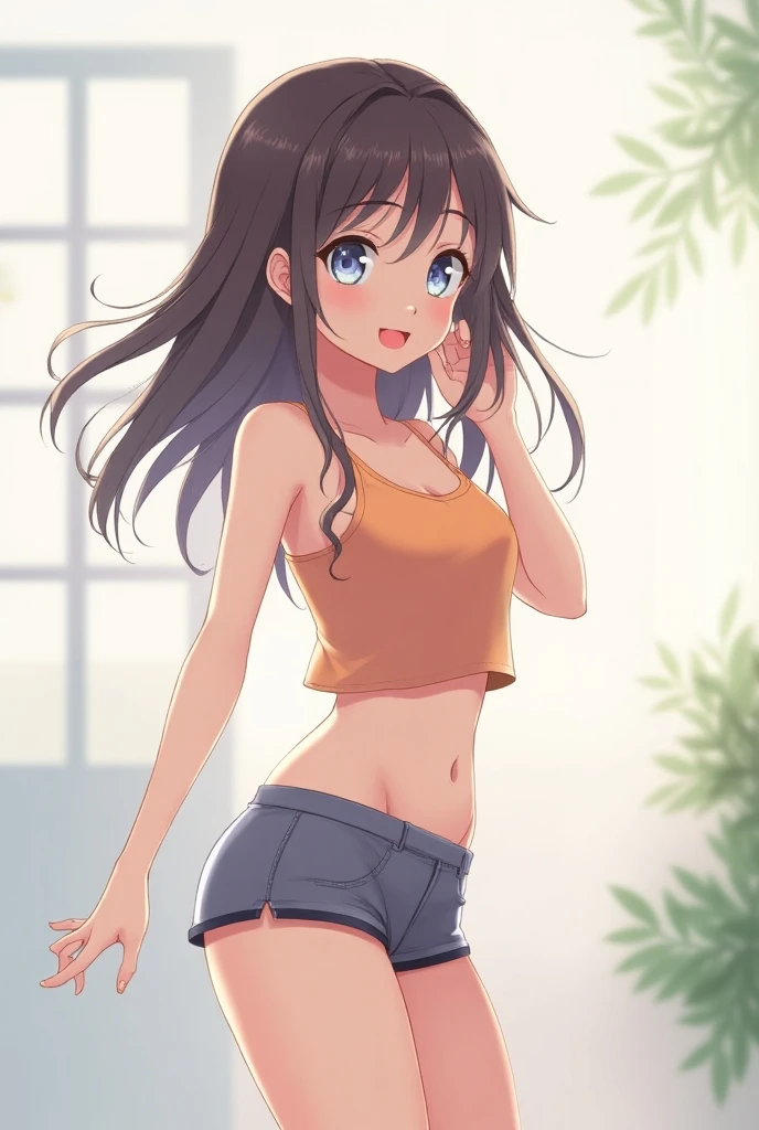 highest quality、Elementary school student bra、Beige shorts、Cool look、Stretching your legs in your room、Armpit sweat、Grass、ecstasy face,(glamorous figure), (2 girls),(twins), (Highly detailed face, smile) ,, (Japanese Girls), Slightly round face, (Tan brown face:1.6), cute, Big eyes、2D,highest quality,(masterpiece),(((The whole body is reflected))),(((Full Body))),Semi-long hair that reaches to the shoulders,((bronze hair)),((beach waves)),healthy dark skin,((denim hot pants)),「cheap」A pink tank top with the words,Shiny bare legs,barefoot,beautiful brown eyes,Attractive thigheaty ass,Sloppy body shape,Bedroom,Get drunk,Upward glance,cheeks are bright red,あざでcute,Sexy as hell,Erotic look,Large drops of sweat all over the body,It's stuffy,sleep with your legs stretched out、My Room