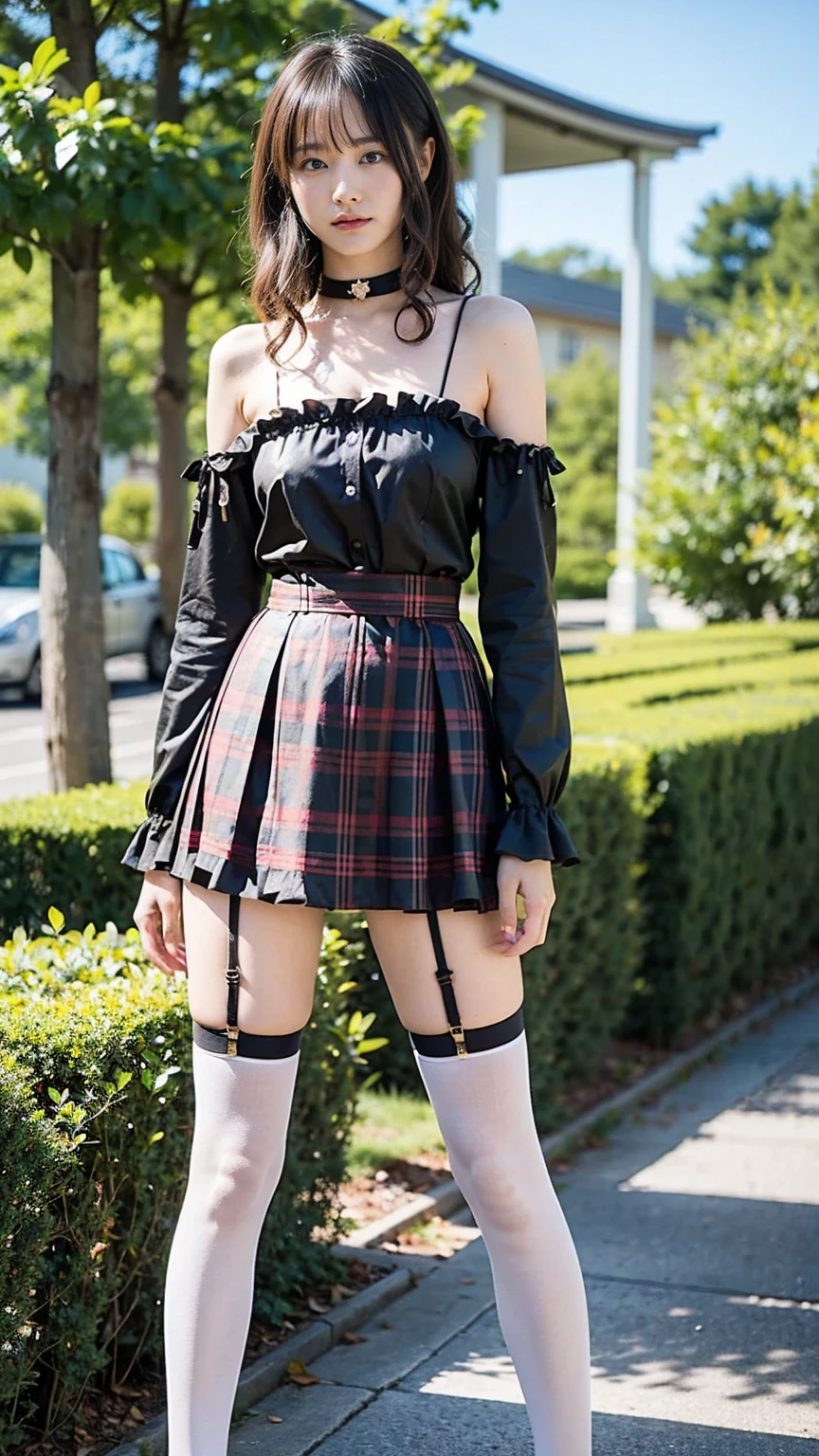 an young 11 year old girl, daughter of severus snape,absurd, RAW photos, extremely delicate and beautiful, masterpiece, best quality, Ultra-high resolution, 32k, Surrealism, Extremely detailed, Perfect body, Tear mole, earrings, Full body shooting, Short Medium black Long Hair, green eyes , curls, ((Practical clothing)), long sleeve pirate top, skirt,torn pirate hat,
