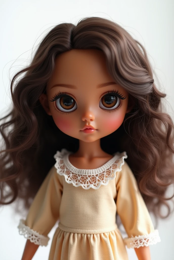 Crea una blythe doll morena