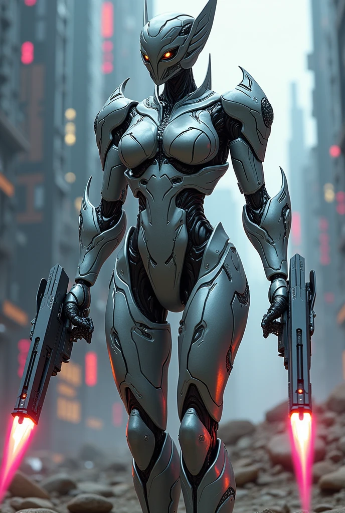 NSFW masterpiece，（best quality）Giant Cyberpunk Female Mechanical Titan，Marble prosthetic breast modified with giant mechanical structural modules，Mega Evolution Future Technology Titan，Apocalyptic cloudy sky and dilapidated underground city ruins at night，Jewel-encrusted mechanical breast prosthesis，Marble cracked skin shell，Heavy exoskeleton fantasy technology evolution mecha，Dark fantasy art rendering，Standing on the smoky ruins，Dark swamp atmospheric fog special effects，
